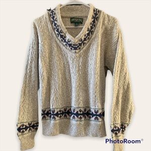 American Eagle Vintage Sweater size small cream